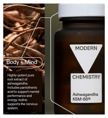 Modern Chemistry Ashwagandha KSM-66 Capsules 30s