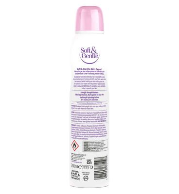 Soft & Gentle Hyaluronic Care 72hr Rose Water Anti-Perspirant Spray 250ml