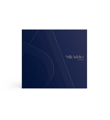 Silk Addict 100 % Mulberry Silk Gift Set Navy