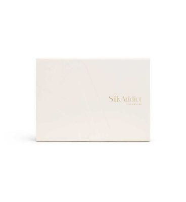 Silk Addict 100 % Mulberry Silk Pillowcase Ivory, Twinpack