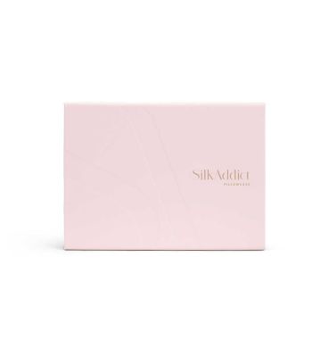 Silk Addict 100 % Mulberry Silk Pillowcase Pale Pink, Twinpack