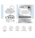 Silver Cloud silver Satin Pillowcase Four Pack