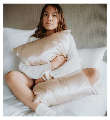 Silk Addict 100 % Mulberry Silk Pillowcase Caramel, Twinpack