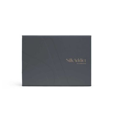 Silk Addict 100% Mulberry Silk Pillowcase Charcoal Twinpack