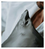 Silk Addict 100% Mulberry Silk Pillowcase Charcoal Twinpack