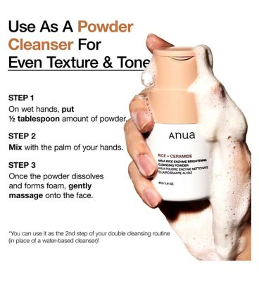 Anua Rice Enzyme Brightening Cleansing Powder 40g