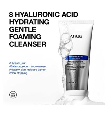 Anua 8 Hyaluronic Acid Hydrating Gentle Foaming Cleanser 150ml