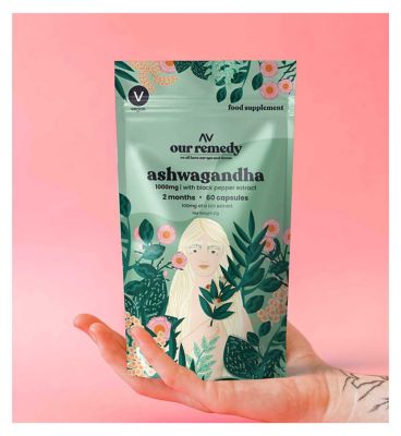 Our Remedy Ashwagandha 1000mg Capsules 60s
