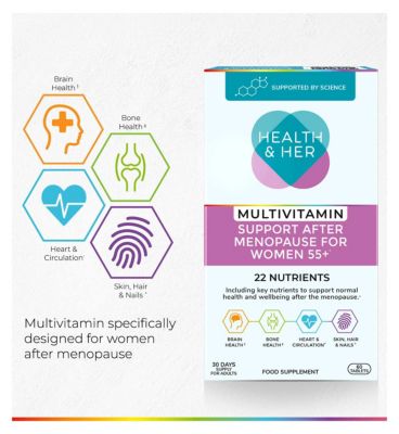 Health & Her Women 55+ Multivitamin Support - 60s