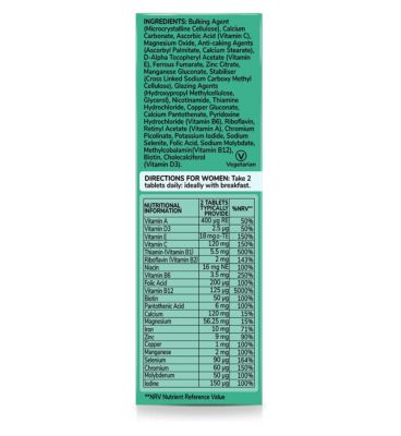 Health & Her Multivitamin for Women Taking Hormone Replacement Therapy (HRT) - 60 Tablets