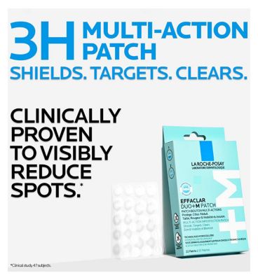 La Roche Posay Effaclar Duo+M Multi-Action Spot Patch with Hydrocolloid Technology, 22 Patches (Available in 2 sizes)