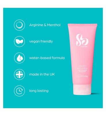 So Divine Orgasm Stimulator Gel with Menthol 100ml