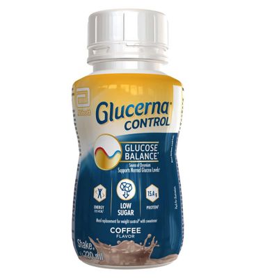 Glucerna Control, 220ml, Coffee Flavour Meal Replacement Ready to Drink Shake