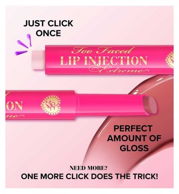 Too Faced Lip Injection Extreme Plumping Clicks Lip Gloss
