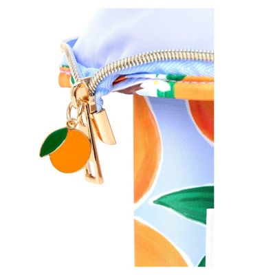 The Flat Lay Co. Standing Makeup Brush Case - Mediterranean Oranges
