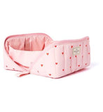 The Flat Lay Co. Marshmallow Flat Lay Makeup Box Bag In Sweet Pink Hearts