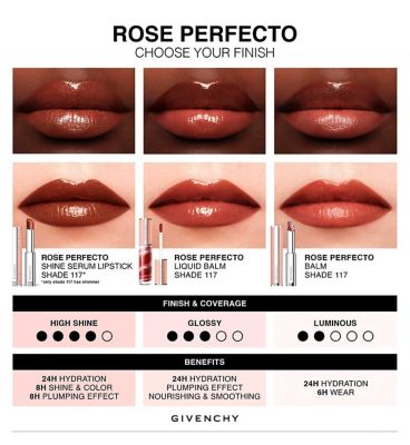 Givenchy Rose Perfecto Shine Serum Lipstick