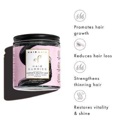 Boots Hair Gain Vegan Hair Gummies - 60s