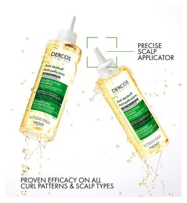 Vichy Dercos Anti-Dandruff Water to Foam Shampoo, for Curls and Coils 250ml