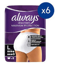 Always Discreet Pants Thick 6X8 L Bundle