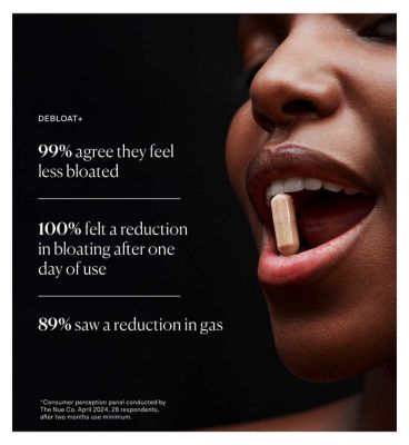 The Nue Co. De-bloat + Supplement - 30 Day Supply