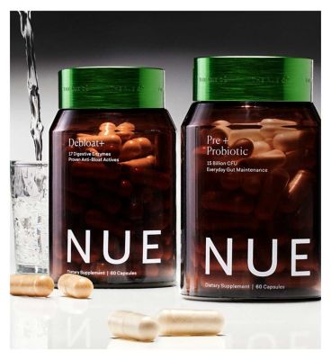 The Nue Co. De-bloat + Supplement - 30 Day Supply