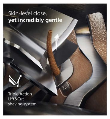 Philips Shaver i9000 Prestige, Wet & Dry Electric Shaver with Skin IQ, Lift & Cut, 360 Precision Razor Blades, XP9201/30