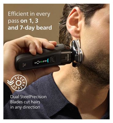 Philips Shaver i9000, Wet & Dry Electric Shaver, with Skin IQ Technology, Lift & Cut, 360 Precision Razor Blades, X9000/30