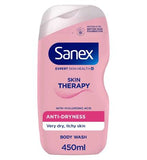 Sanex Skin Therapy Anti-Dryness Shower Gel Body Wash 450ml