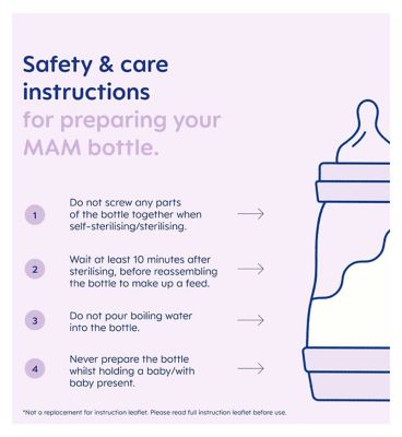 MAM Easy Start Anti Colic Bottle 160ml 4pk - Unisex