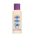 Aussie Miracle Moist Shampoo 100ml. Moisture-Quenching Formula to Revive Dry Hair