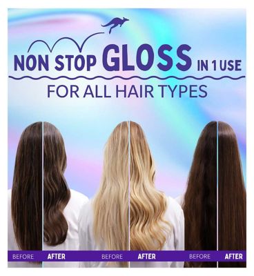 Aussie Oh My Gloss Moisture-Mazing Leave-In Hair Serum 160ml, Shine Booster<br/><br/>
