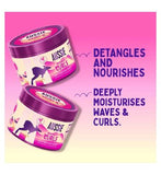 Aussie Bouncy Curls Butter Hair Mask 500ml to Detangle and Moisturise Wavy, Curly Hair<br/>
