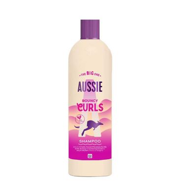 Aussie Bouncy Curls Shampoo 400ml. Gently Cleanses and Moisturises Wavy and Curly Hair