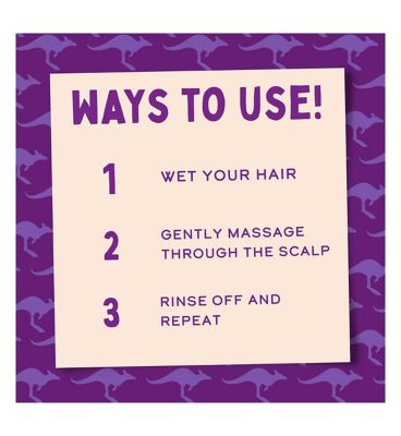 Aussie Bouncy Curls Shampoo 400ml. Gently Cleanses and Moisturises Wavy and Curly Hair