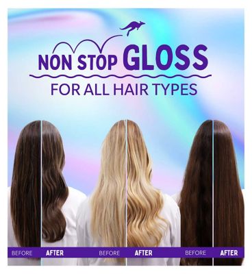 Aussie Oh My Gloss Shampoo 400ml. Deeply Moisturises Dry and Dull Hair. Sulphate Free