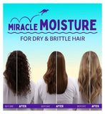 Aussie Miracle Moist Shampoo 400ml. Moisture-Quenching Formula to Revive Dry