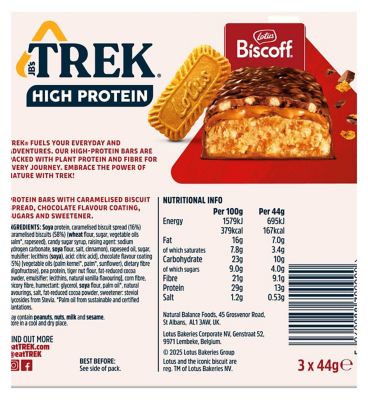 Trek High Protein Biscoff Multipack 44g 3s
