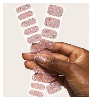 Mylee Gel Nail Wraps Candy Floss x20 Wraps