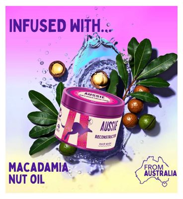 Aussie Reconstructor Hair Mask 500ml to Revive and Moisturise Dry and Damaged Hair