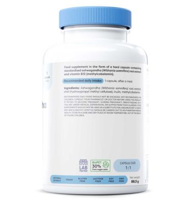Osavi Ashwagandha Extra 400mg Vegan Capsules - 180 Servings