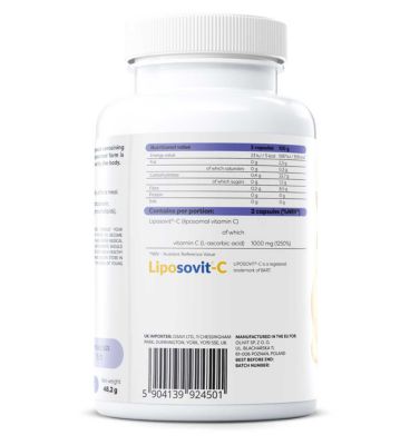 Osavi Liposomal Vitamin C 1000mg Vegan Capsules - 60 Servings