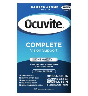Bausch + Lomb Ocuvite Complete Vision Support - 30 Capsules