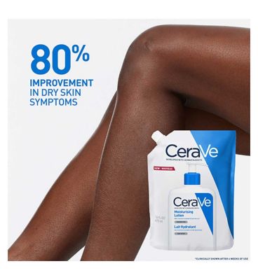 CeraVe Daily Moisturising Lotion Refill Pouch with Hyaluronic Acid & Ceramides for Normal to Dry Skin 473ml