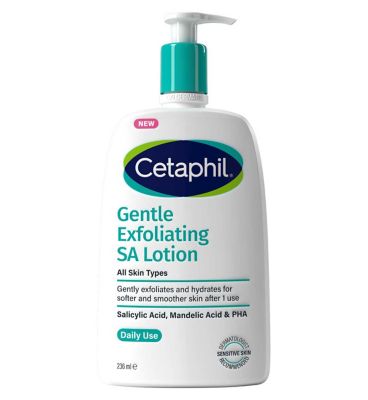 Cetaphil Gentle Exfoliating Salicylic Acid Lotion Moisturiser For Face & Body 236ml