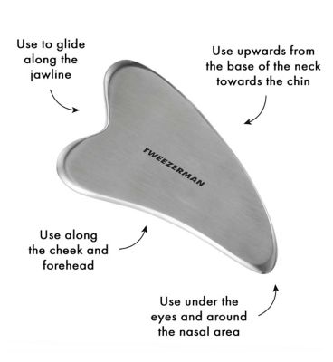 Tweezerman Stainless Steel Gua Sha
