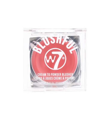 W7 Blushful Cream To Powder Blusher Mellow 6 g