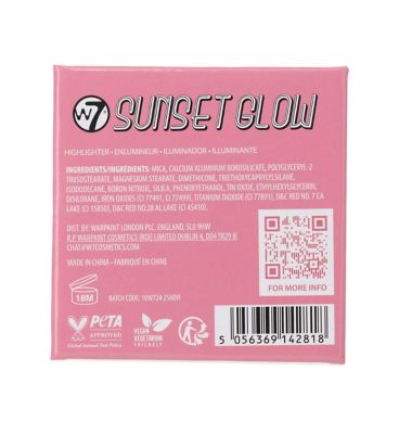 W7 Sunset Glow  Highlighter 6g