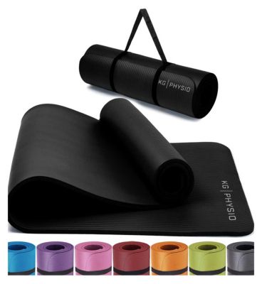 KG Physio Yoga Mats 8mm Black