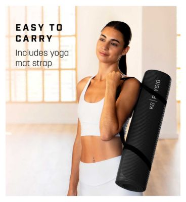 KG Physio Yoga Mats 8mm Black